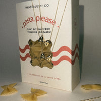 Bow Tie Pasta Gold Necklace | Wanderlust + Co