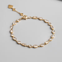 Multi Bezel 14K Gold Vermeil Bracelet