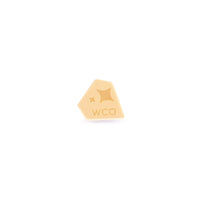 Jewel 14K Solid Gold Flat Back Earring Post | Wanderlust + Co