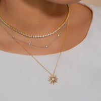 Sunseeker Horizon 14K Gold Vermeil Necklace | Wanderlust + Co