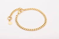Chunky Curb Gold Chain Bracelet