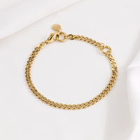 Chunky Curb Gold Chain Bracelet | Wanderlust + Co