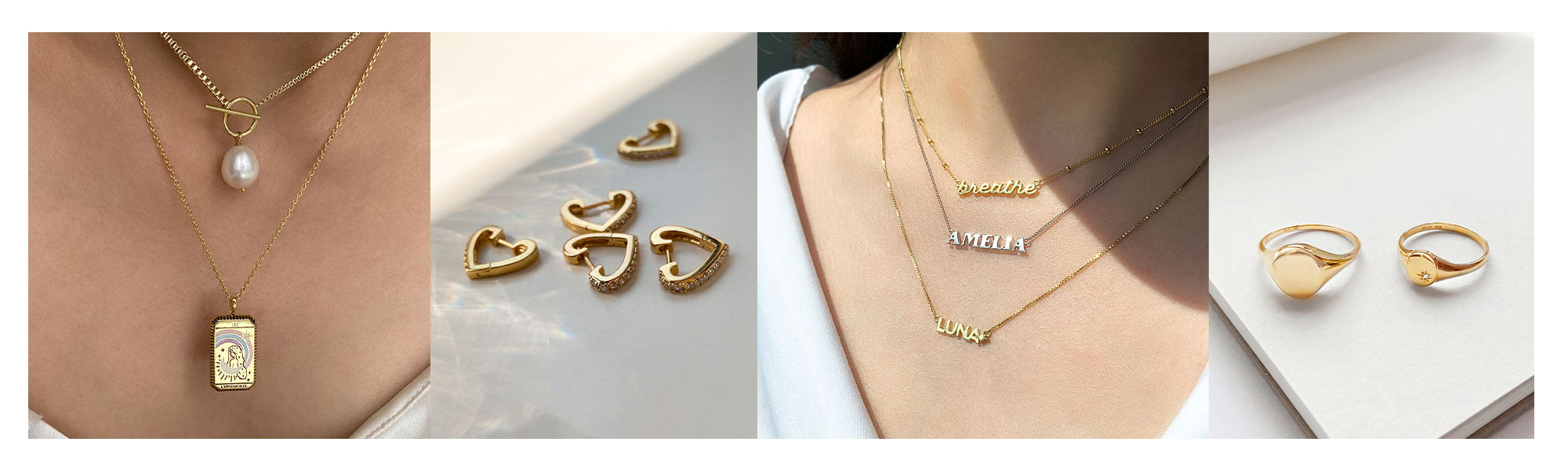Gold Staples Jewellery Collection