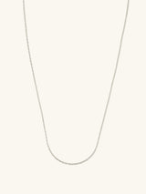 Silver Sliding Classic Chain Necklace | Wanderlust + Co