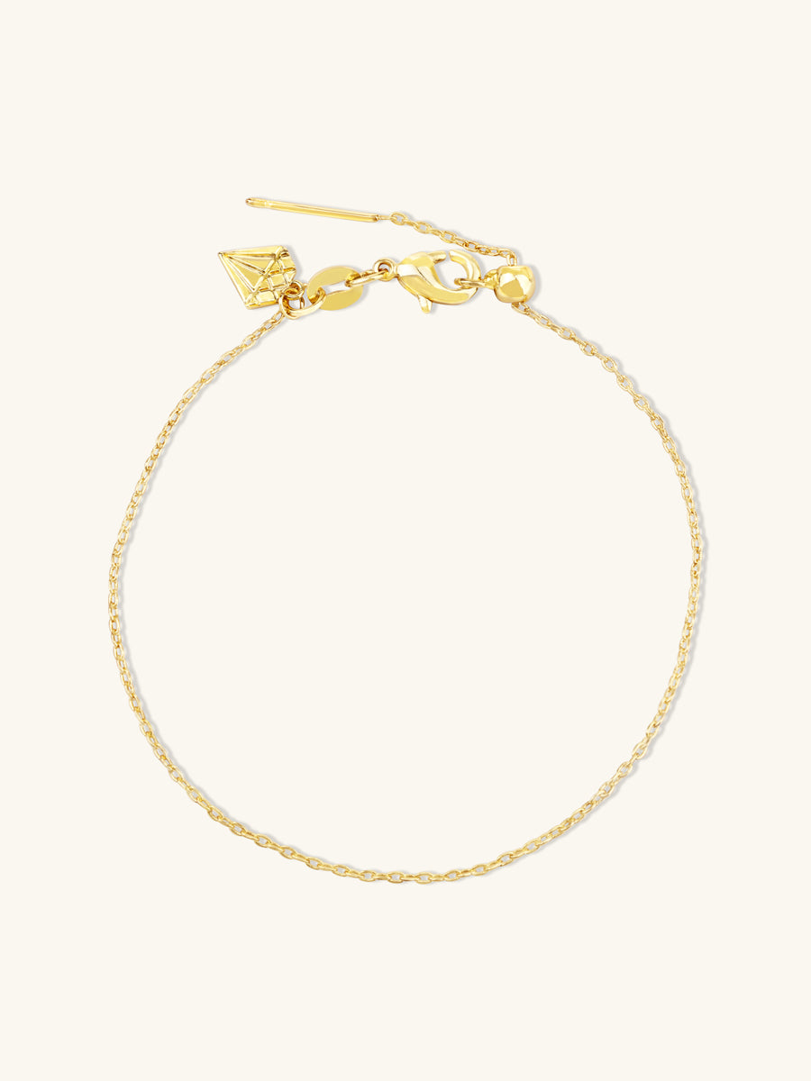 Gold Sliding Classic Chain Bracelet | Wanderlust + Co