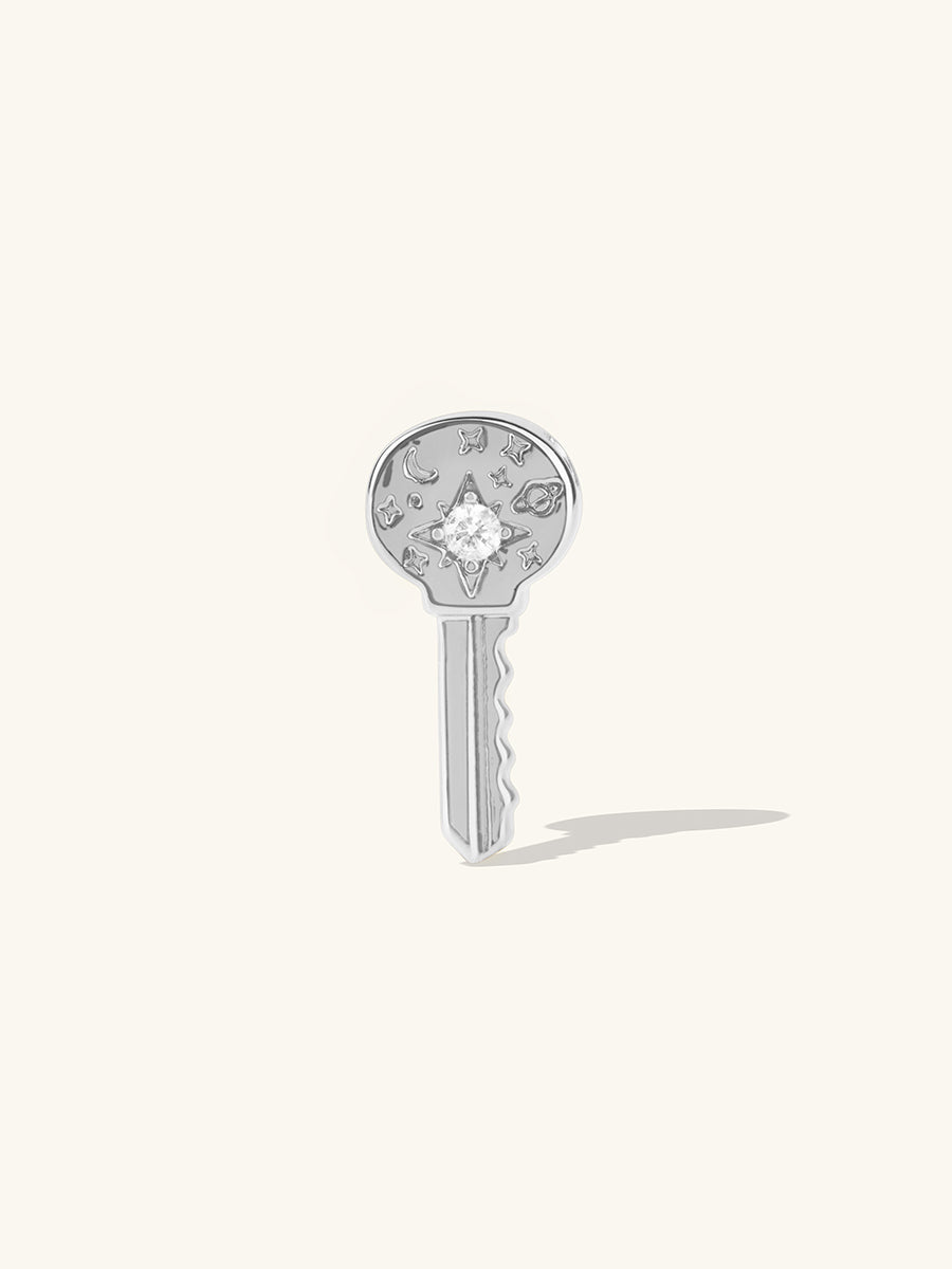 Universe Key Silver Charm | Wanderlust + Co