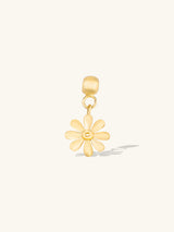Daisy Gold Drop Charm | Wanderlust + Co
