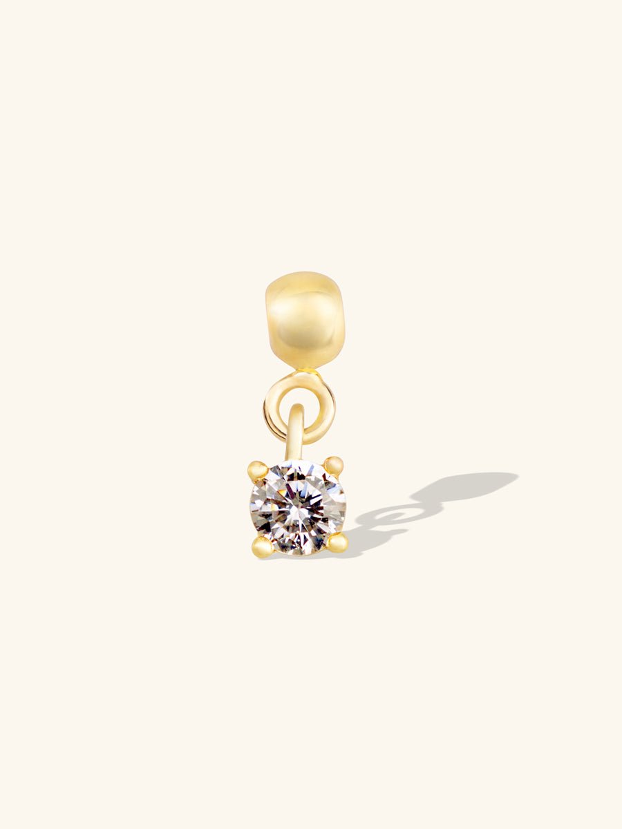 Diamante Gold Drop Charm | Wanderlust + Co