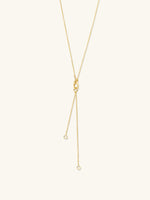 Lariat Gold Necklace