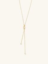 Lariat Gold Necklace