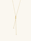Lariat Gold Necklace