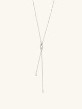 Lariat Silver Necklace | Wanderlust + Co
