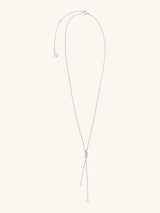 Lariat Silver Necklace | Wanderlust + Co