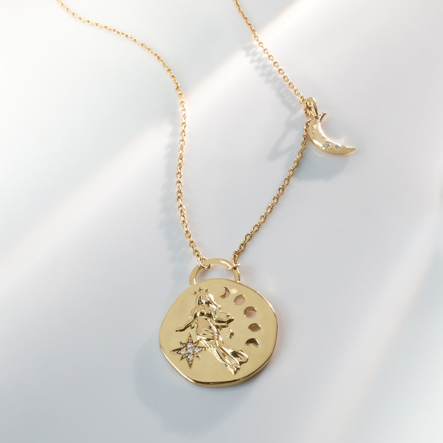 Selene goddess necklace store