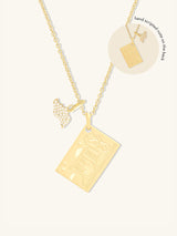 A Letter From Lion City Gold Necklace