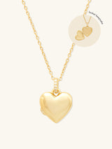 All My Heart 14K Gold Vermeil Locket Necklace
