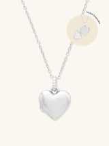All My Heart 925 Sterling Silver Locket Necklace