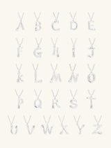 Alphabet Bubble Silver Necklace | Wanderlust + Co