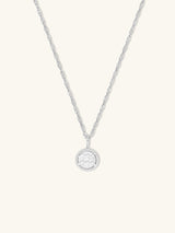 Aquarius Zodiac Mother of Pearl 925 Sterling Silver Pendant | Wanderlust + Co