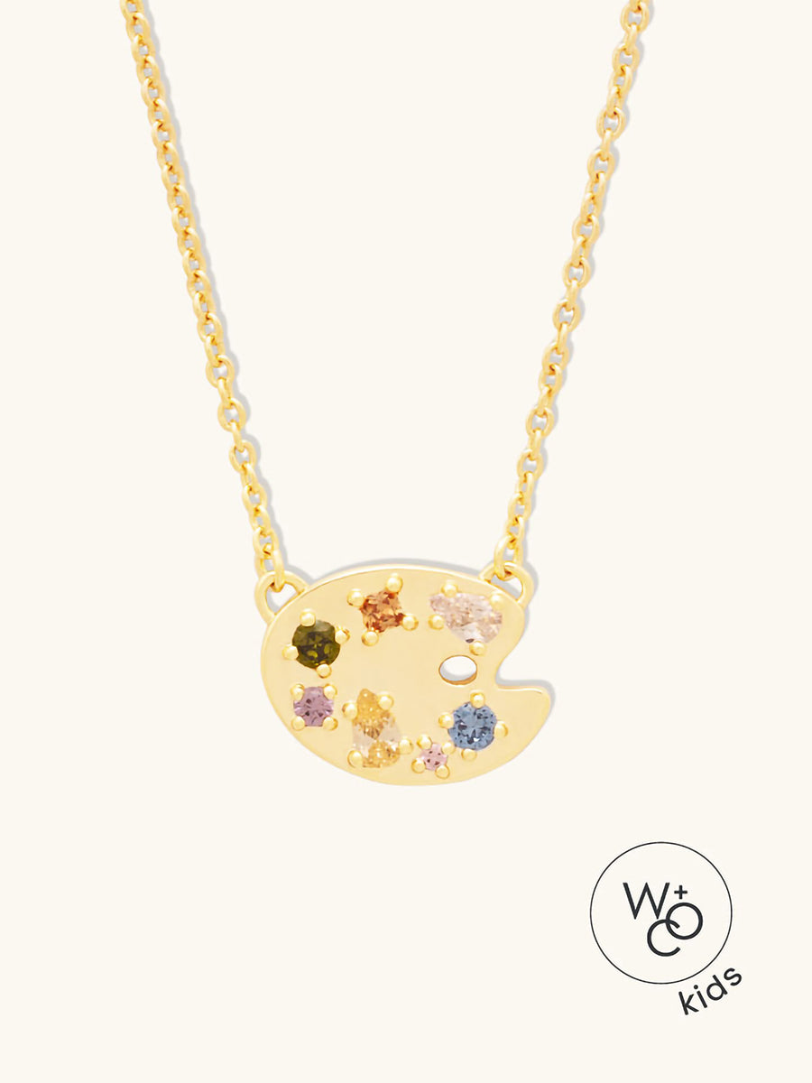 Art Palette Gold Necklace | Wanderlust + Co