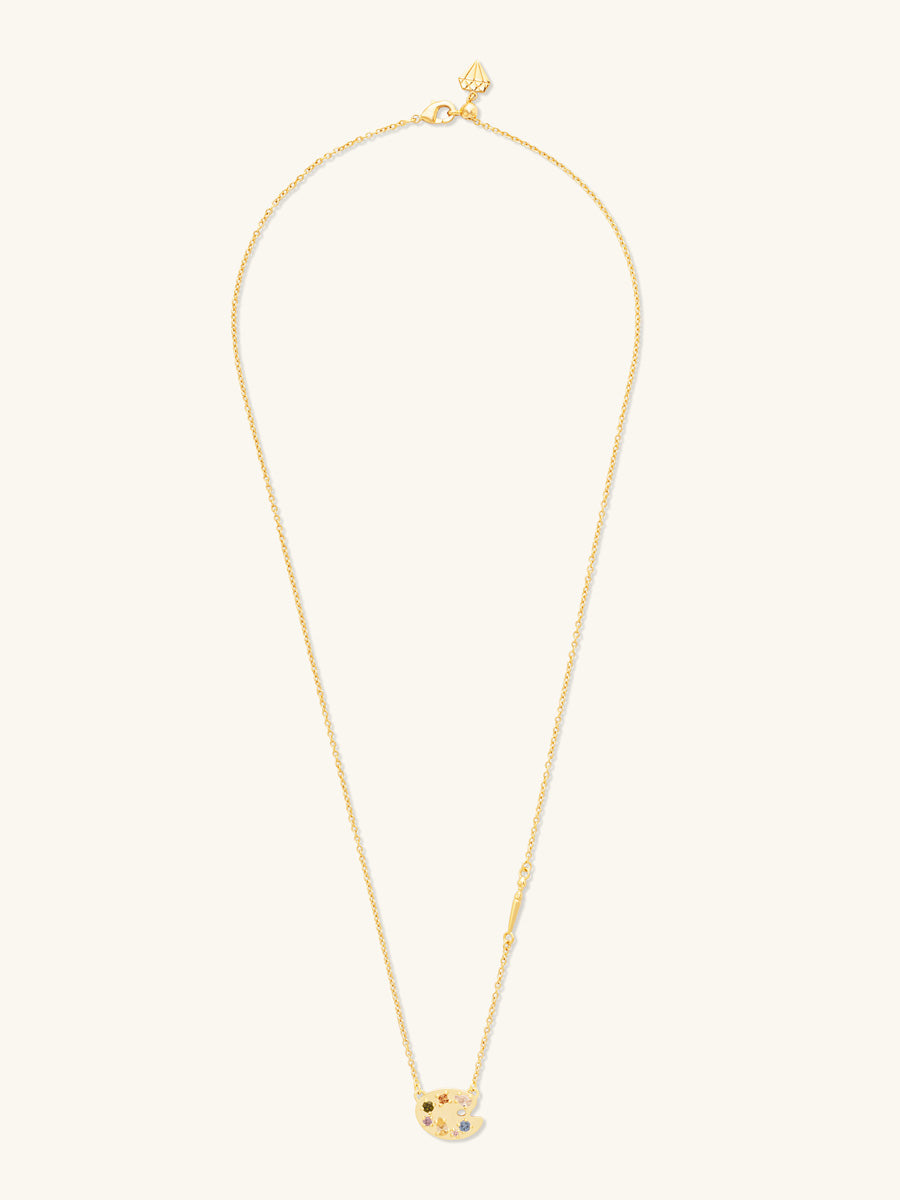 Art Palette Gold Necklace | Wanderlust + Co