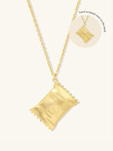 Bag of Chips Gold Necklace