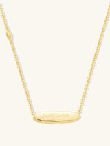 Baguette Pave Gold Necklace | Wanderlust + Co