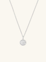 Cancer Zodiac Mother of Pearl 925 Sterling Silver Pendant | Wanderlust + Co