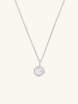 Capricorn Zodiac Mother of Pearl 925 Sterling Silver Pendant | Wanderlust + Co