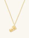 Coffee On The Gold Necklace