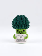 W+Co Broccoli Crochet Bag Charm