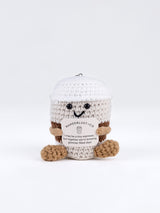 W+Co Coffee Cup Crochet Bag Charm