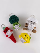 W+Co Lemon Crochet Bag Charm