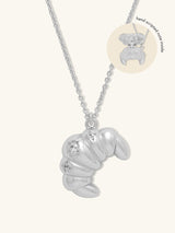 Croissant Silver Necklace