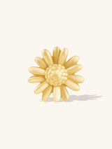 Daisy Gold Flat Back Earring | Wanderlust + Co