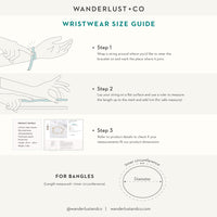 Wristwear Size Guide | Wanderlust + Co