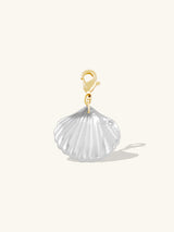 Shell Pearl & Gold Charm | Wanderlust + Co