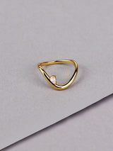 Flow Diamante 14K Gold Vermeil Ring | Wanderlust + Co
