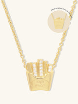 Fries Gold Necklace