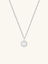 Gemini Zodiac Mother of Pearl 925 Sterling Silver Pendant | Wanderlust