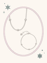 Petite Tennis Heart Silver Set | Wanderlust + Co