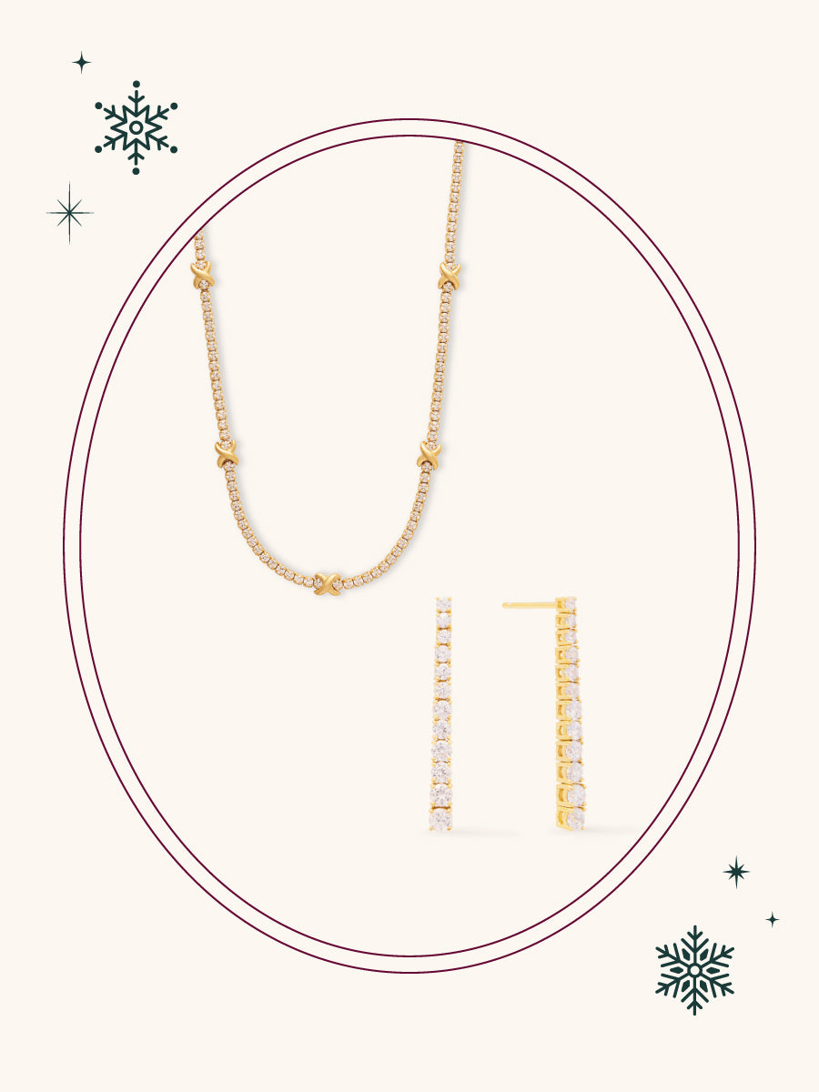 Tennis Gold Set | Wanderlust + Co