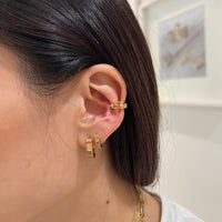 Pave Gold 9mm Ear Cuff