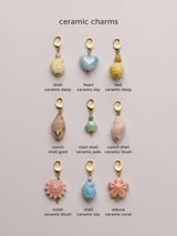 Sakura Ceramic Coral Charm | Wanderlust + Co