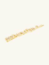 Jagged Baguette Gold Hair Clip | Wanderlust + Co