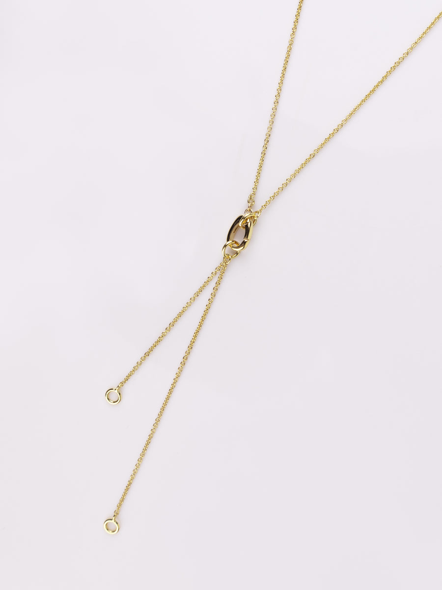 Lariat Gold Necklace