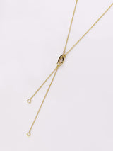 Lariat Gold Necklace