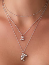 Cherry Silver Necklace