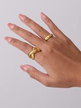 Cross 14K Gold Vermeil Ring