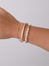 Multi Brilliant Bezel 14K Gold Vermeil Bracelet